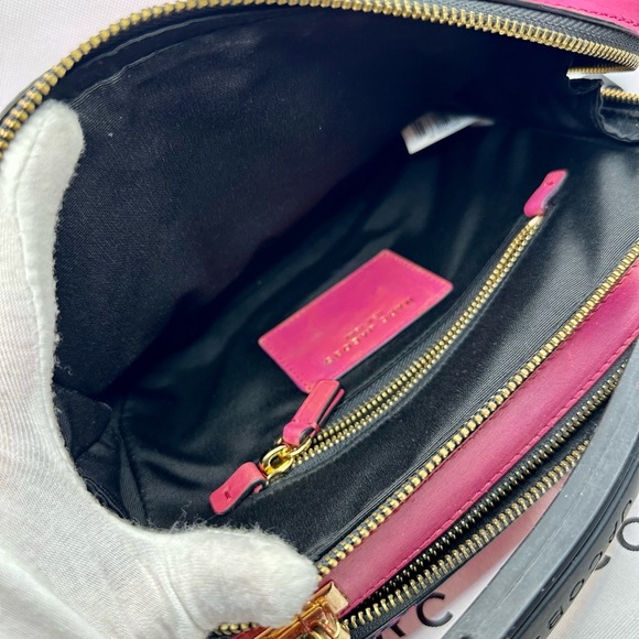 EUC Marc Jacobs Diva Pink Distressed Leather The Box 23 Crossbody Bag - Picture 15 of 17